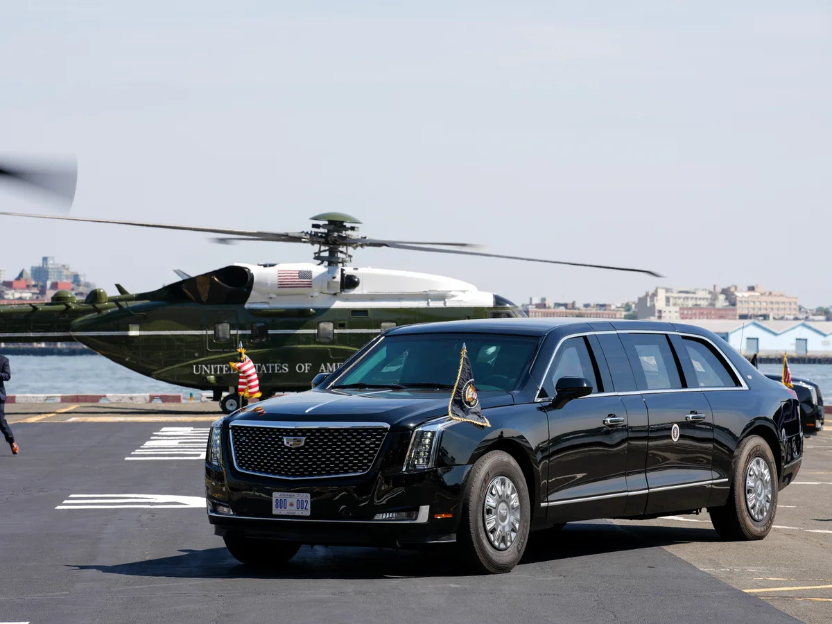 See inside 'The Beast,' Trump's $1.5 million bulletproof presidential limousine