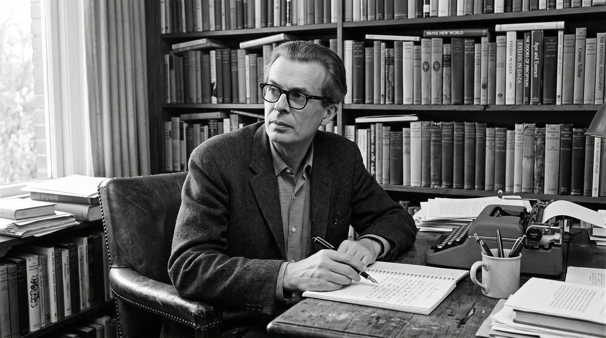 O aviso de Aldous Huxley, autor de Admirável Mundo Novo, sobre a nossa recusa em encarar a realidade: “Os fatos não deixam de existir apenas porque são ignorados”