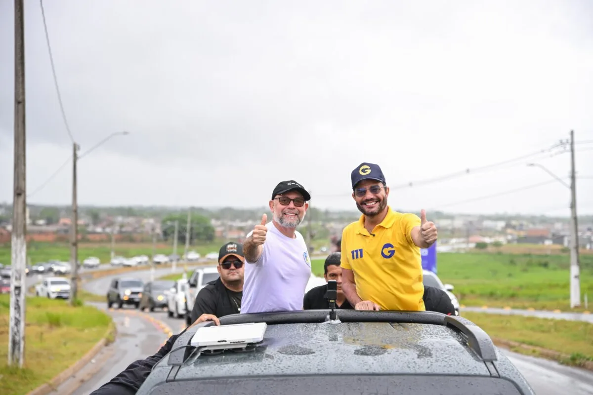 Carreata leva multidão às ruas de Rio Branco em apoio à candidatura de Gladson Camelí ao Senado