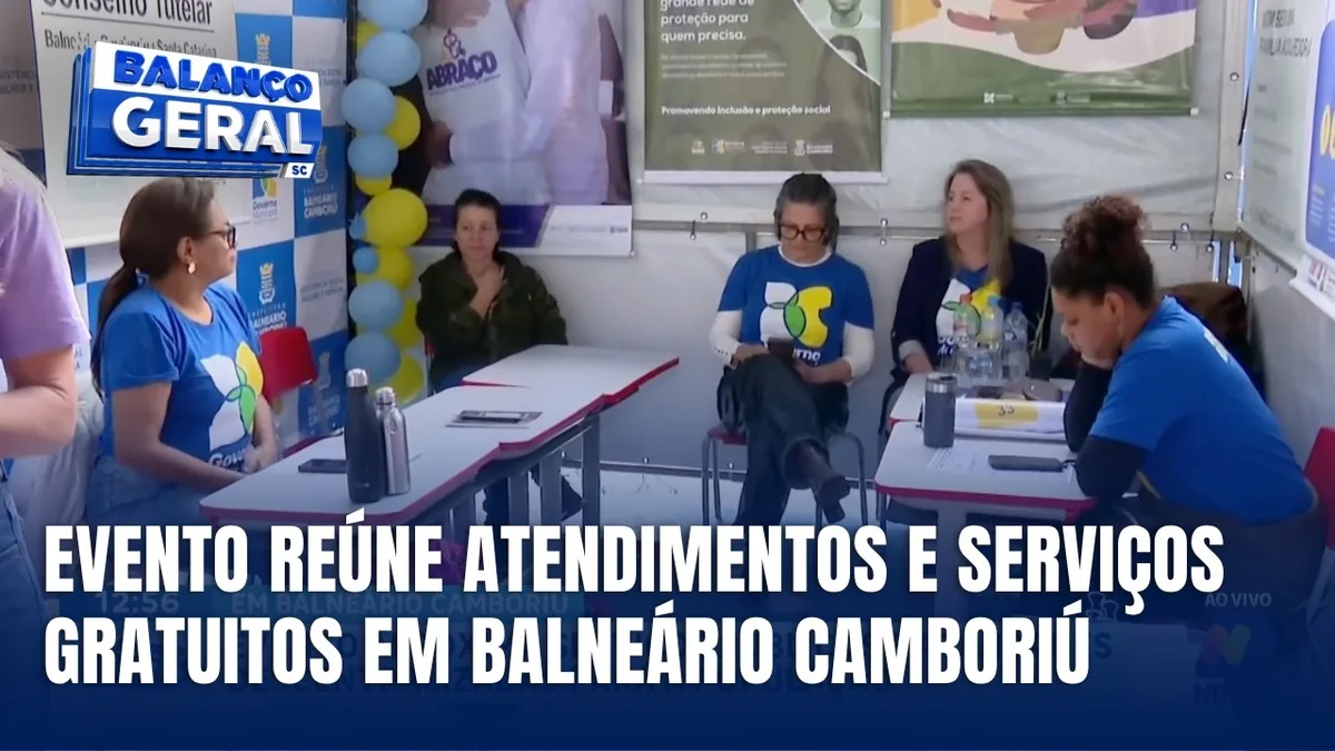 Evento oferece serviços gratuitos à população de Balneário Camboriú