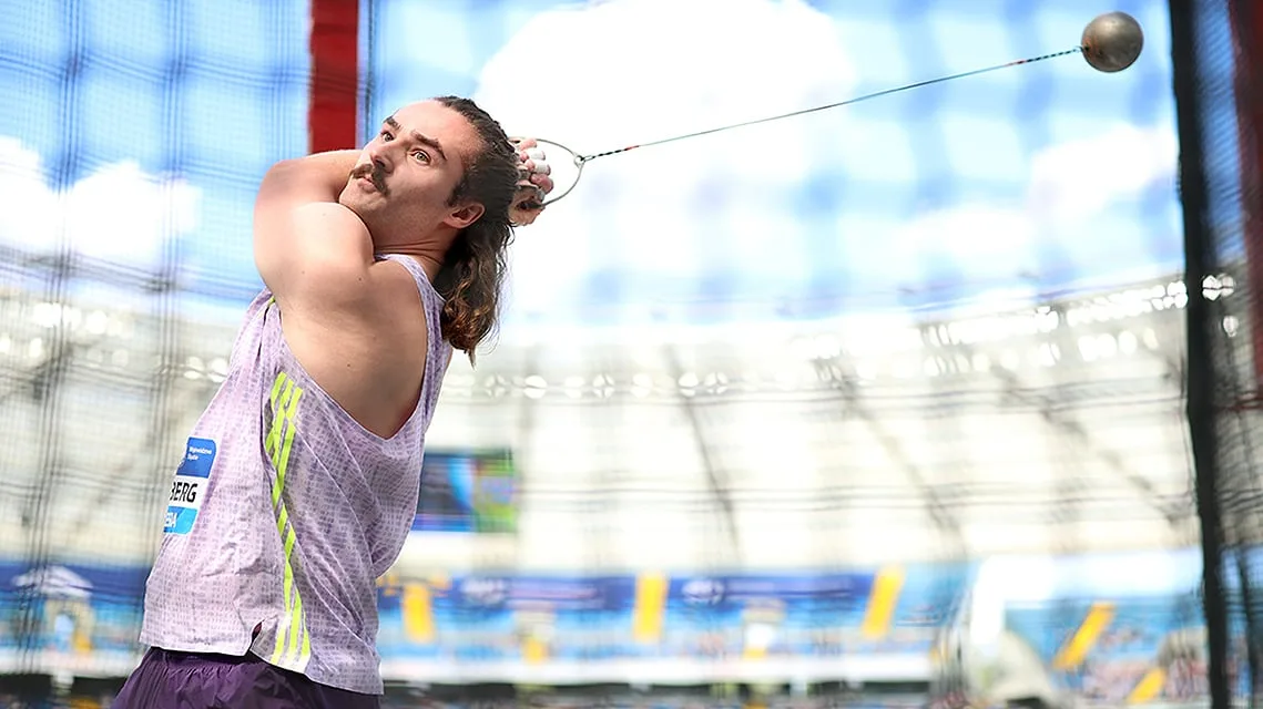 Katzberg eliminated early in men's hammer throw final at World Athletics Ultimate Championship