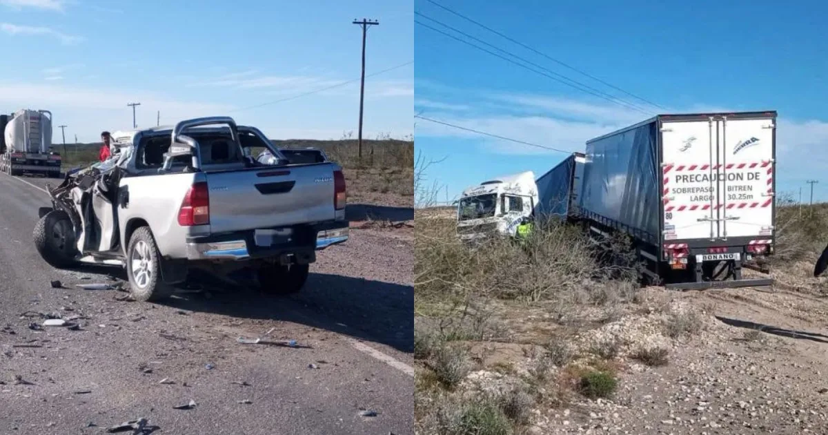 Fuerte choque sobre Ruta 22 con un camión bitren involucrado: un hombre quedó en grave estado