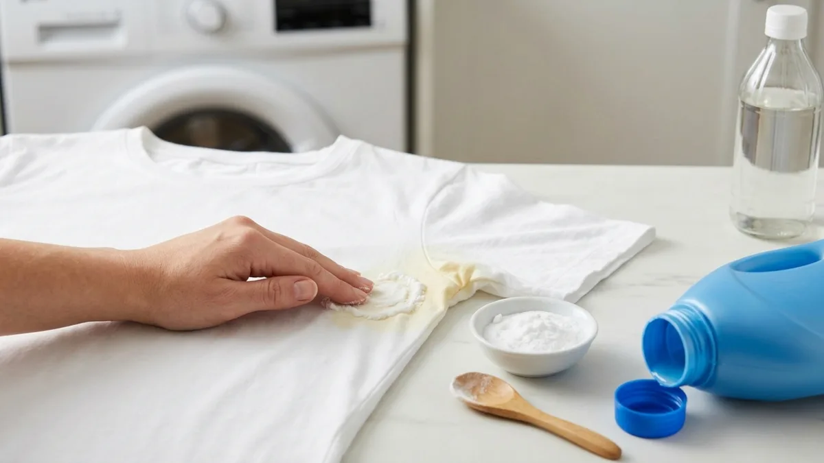 Como remover manchas amareladas de desodorante nas axilas das camisetas: a maneira mais fácil de remover manchas amarelas