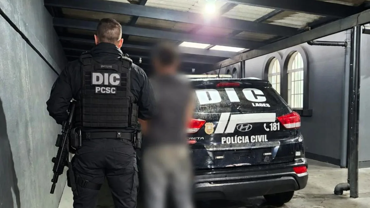 Condenado por estupro é localizado e preso pela Polícia Civil na Serra de SC