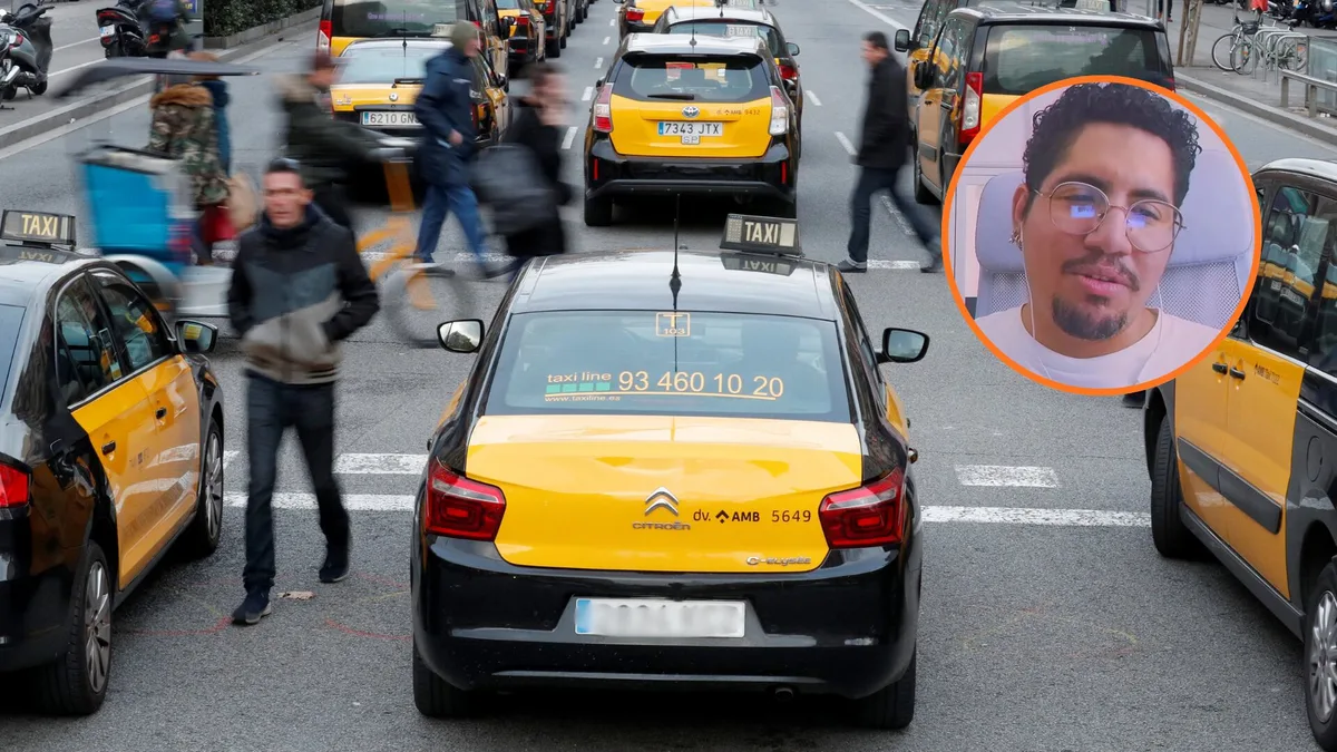 Renzo Solís, taxista nocturno en Barcelona: “Estás expuesto, no sabes si quien se sube atrás lleva un cuchillo o una pistola”