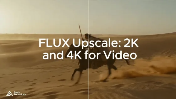 最大4Kまで動画を高解像度化できるアップスケーラー「FLUX Video Upscale」が登場