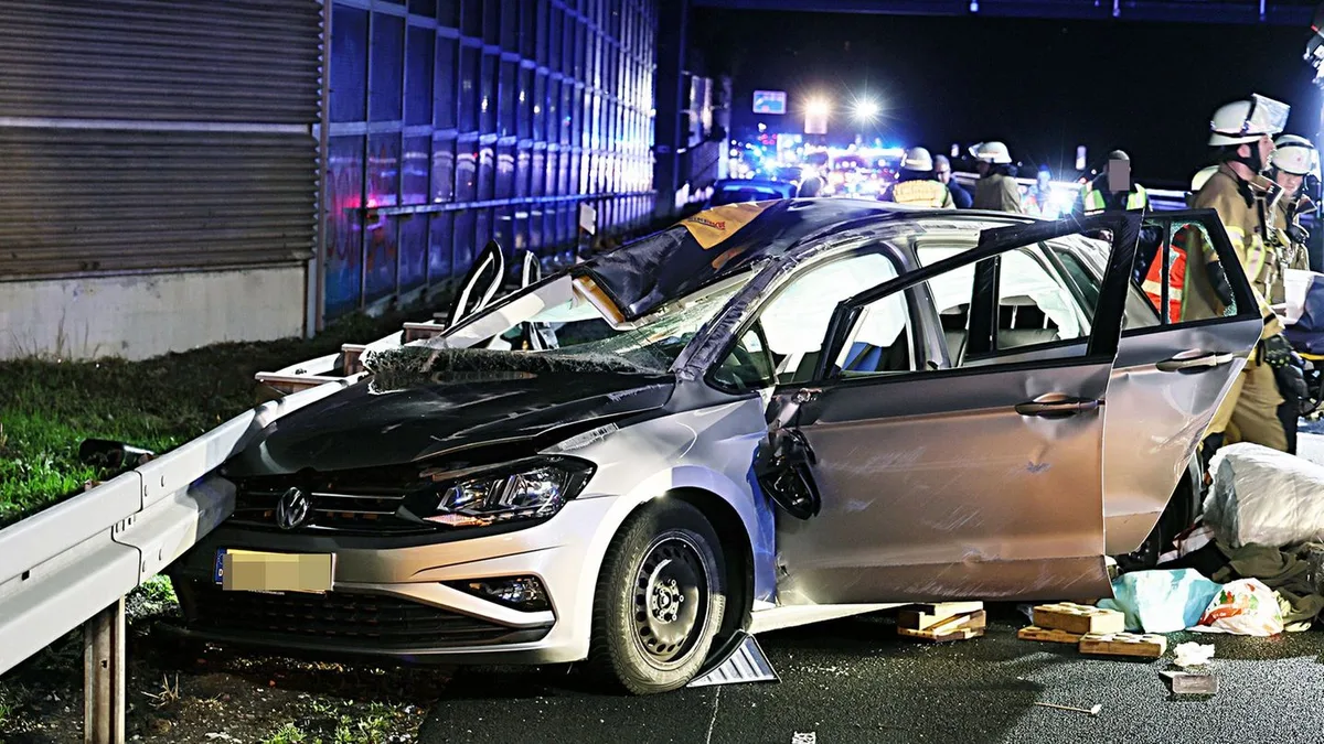 A3 bei Aschaffenburg: Zwei Unfälle hintereinander - sechs Verletzte