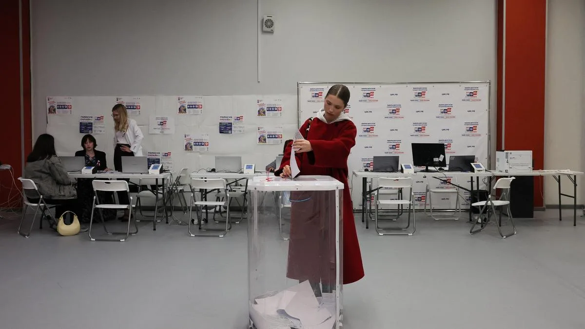 Russia holds parliamentary vote in areas it seized from Ukraine in the war