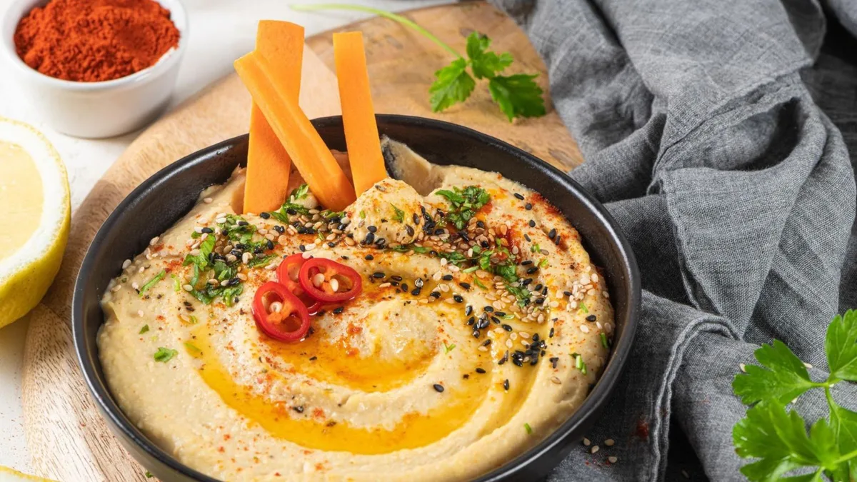 Los nutricionistas lo confirman: "La mejor merienda para saciar el hambre no lleva embutidos ni pan, sino humus y zanahoria"