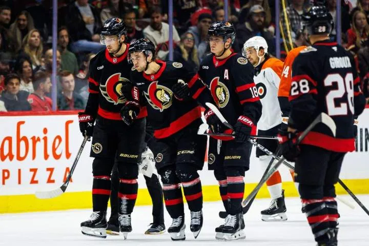 Senators forward Eklund out with ankle injury