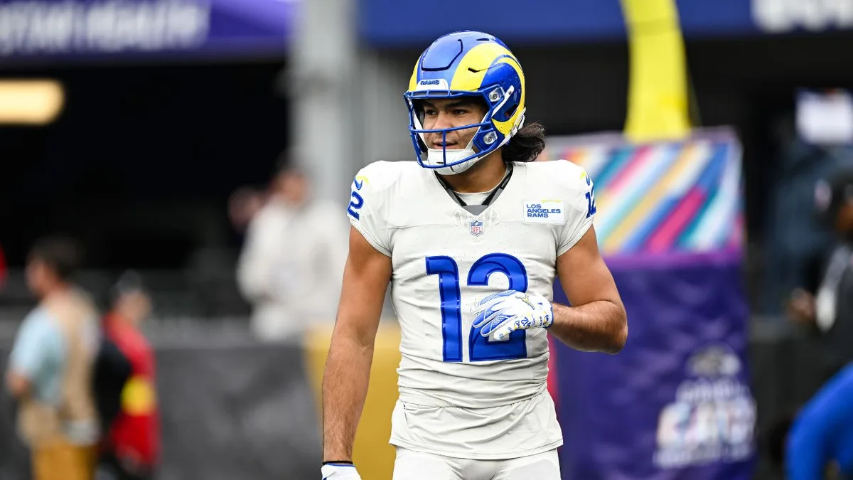 Rams wide receiver Puka Nacua ruled out vs. Giants with hip injury