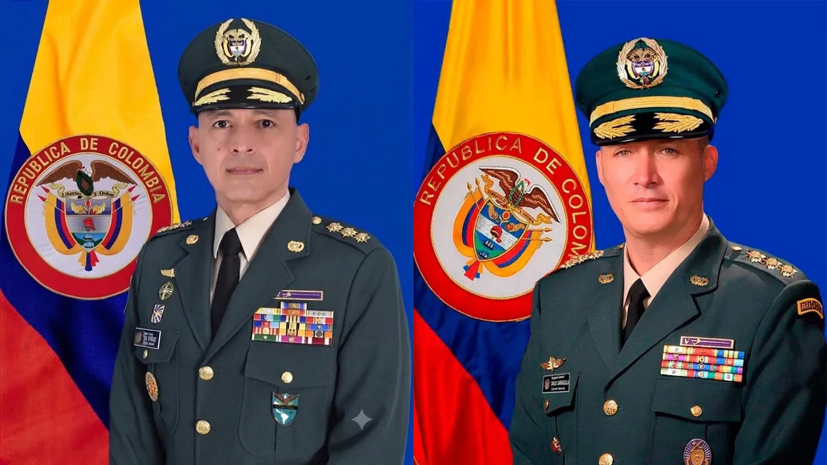 Los generales Erik Rodríguez y Carlos Carrasquilla lideran las Fuerzas Militares de Colombia: esta es su trayectoria y formación