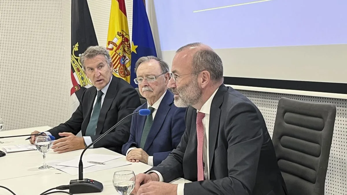 Feijóo reivindica su influencia europea con Weber: “Europa está con Ceuta y está en Ceuta”