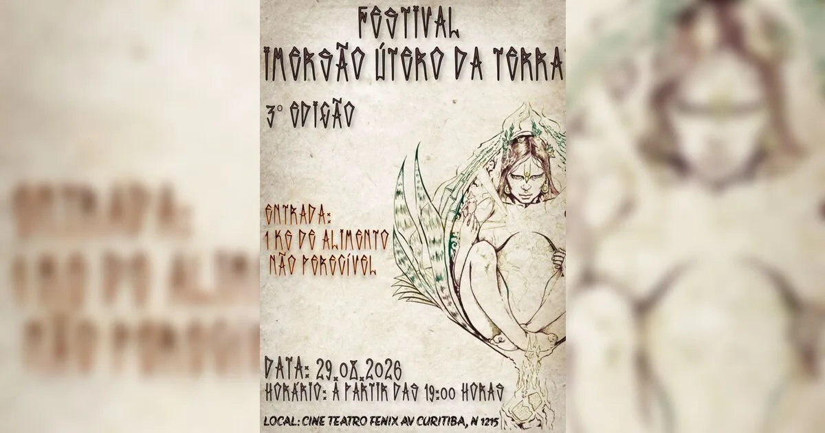 Festival no Cine Teatro Fênix Apucarana arrecada alimentos para comunidade indígena