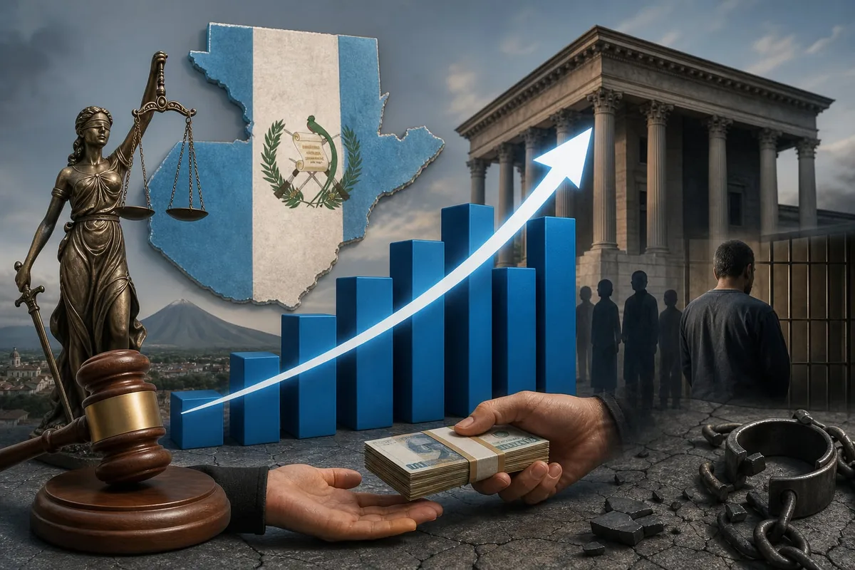 Guatemala multiplicó por cinco las sentencias bajo la ley de aceptación de cargos en tres años, según Centro de Investigaciones