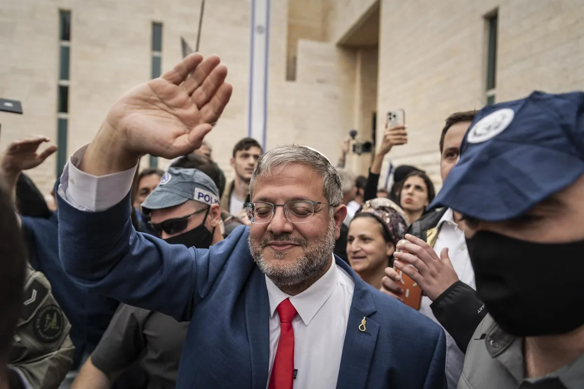 El ultranacionalista Ben Gvir vuelve a irrumpir en la Explanada de las Mezquitas de Jerusalén para rezar