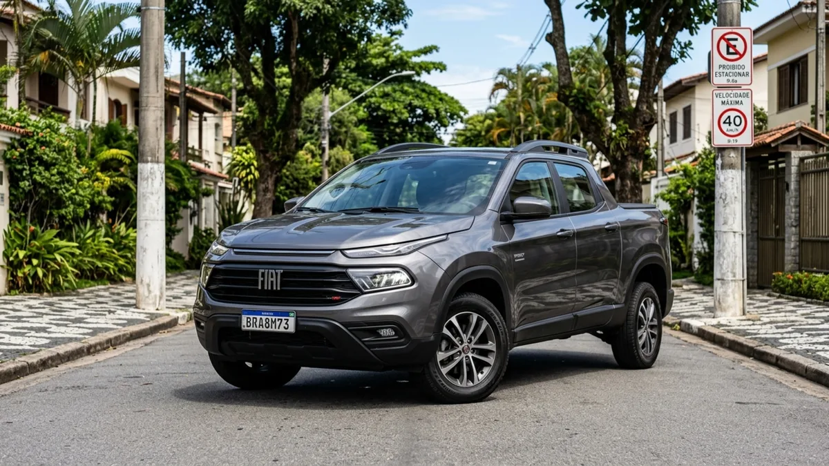 Fiat transforma Toro em híbrida para economizar até 12% de combustível sem precisar colocar a picape na tomada