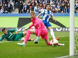Millimeter verhindern Rückstand: Hertha BSC gewinnt jetzt immer irgendwie