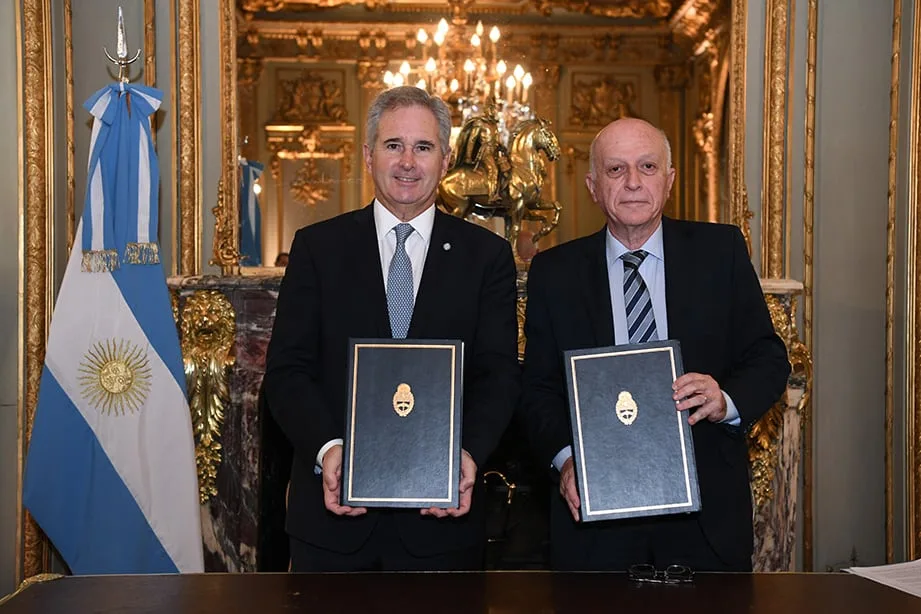 Eduardo Casal y Pablo Quirno firmaron un acuerdo para agilizar la cooperación penal con otros países