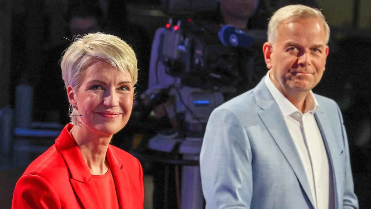 Manuela Schwesig und Leif-Erik Holm treffen beim finalen TV‑Duell aufeinander