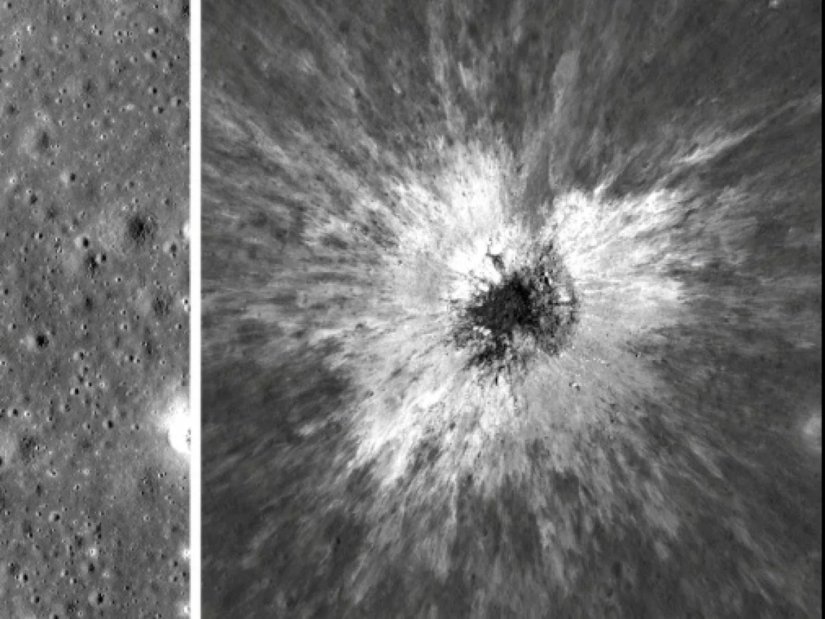 Un imposant et tout récent cratère lunaire a été découvert par une sonde de la Nasa