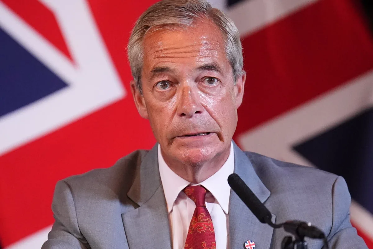 Farage’s Reform slumps to lowest poll rating in 18 months