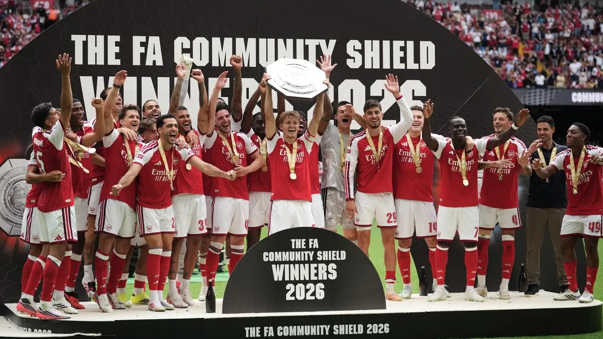Arsenal humbles Man City 3-0 to win Community Shield