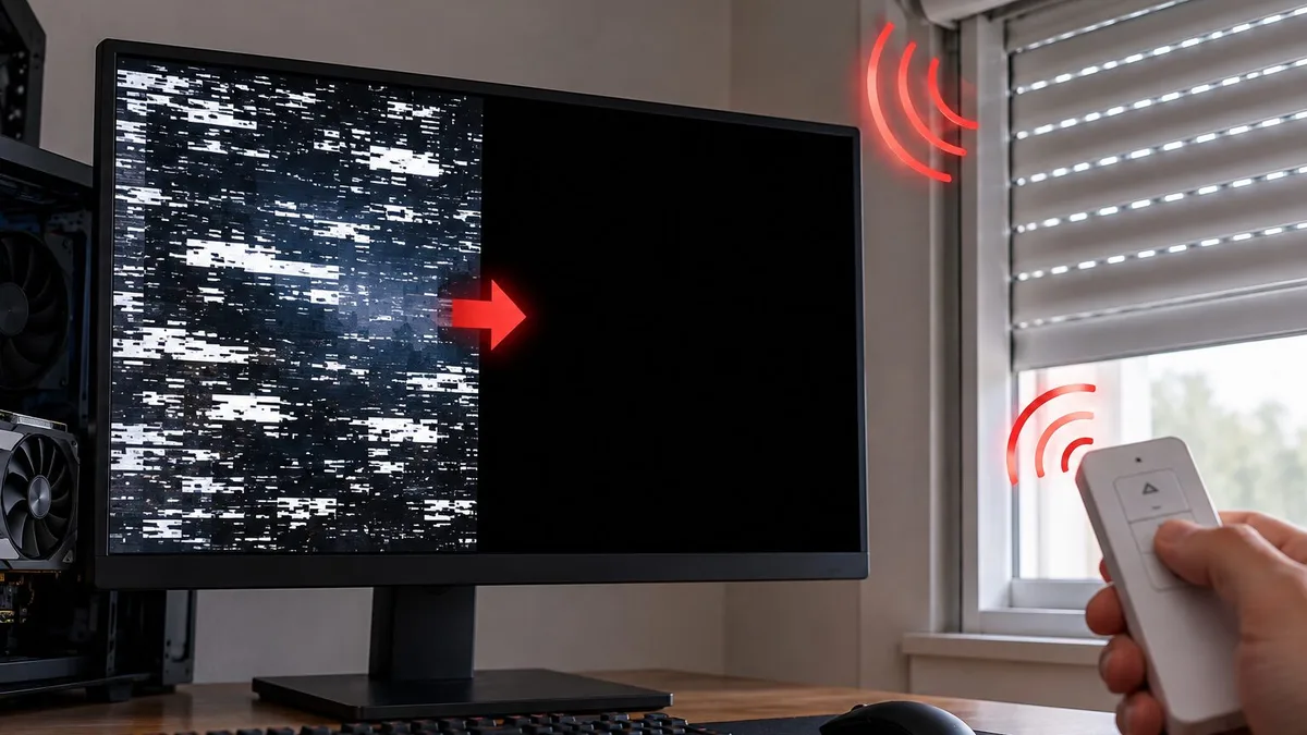 Caso curioso: Jogador descobre que acionar suas persianas elétricas faz sua GTX 1070 perder o sinal de vídeo