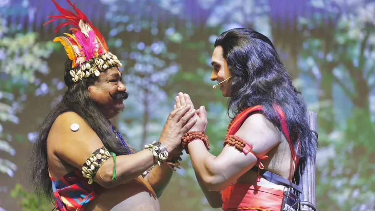 When Union Minister Jual Oram played a tribal king in Ramlila