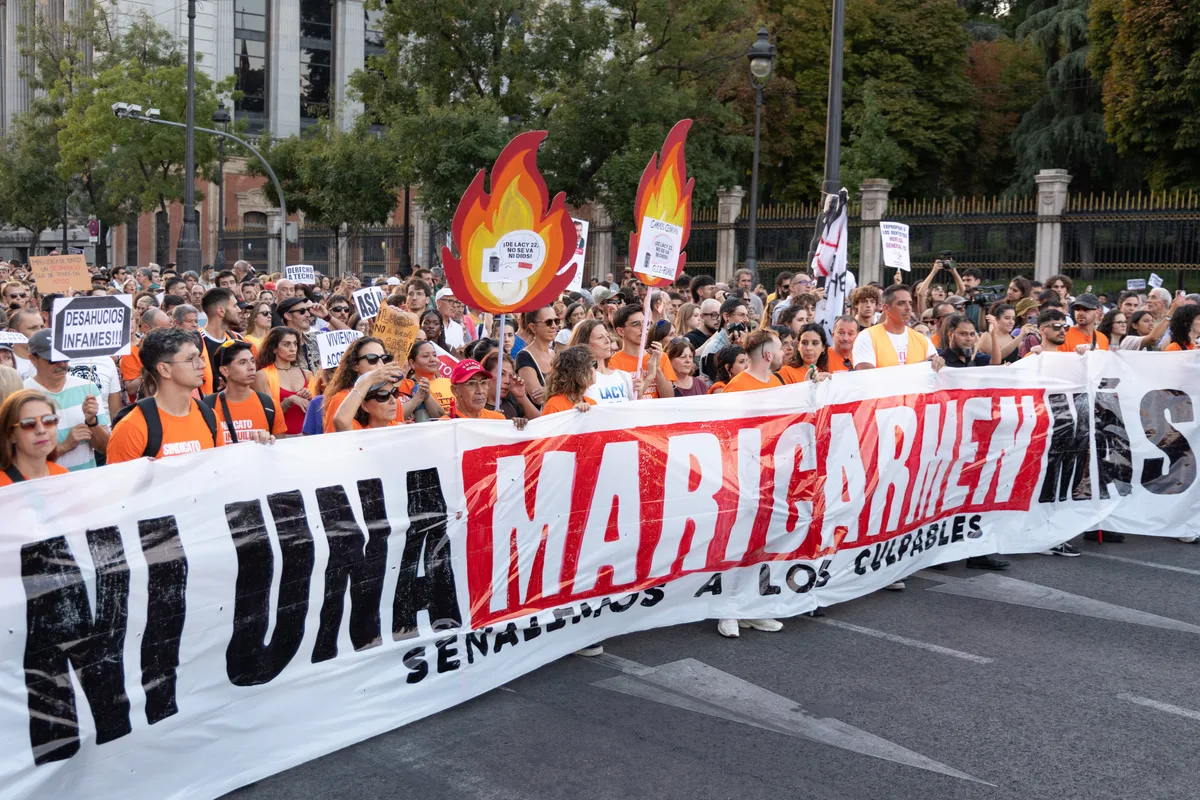 Maricarmen la la la la la: la jubilada que fue desalojada y se convirtió en un símbolo de lucha por la vivienda