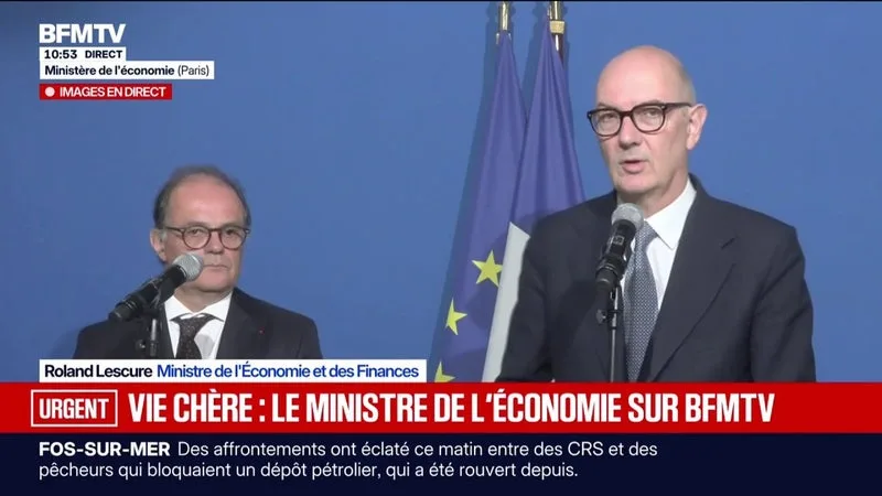 "Le secteur financier est résilient, il est solide", assure le ministre de l'Économie Roland Lescure