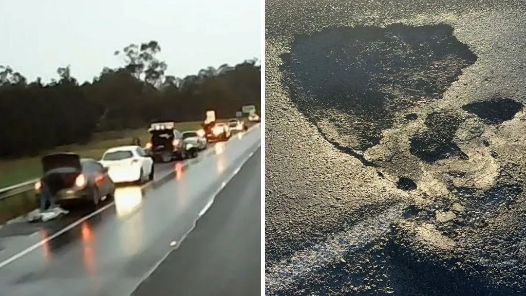 Victoria announces $352 million boost to double pothole repairs after major highway damage