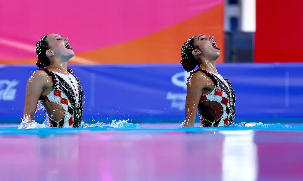 Marina Postal e Eduarda Matos reagem na rotina livre e faturam bronze