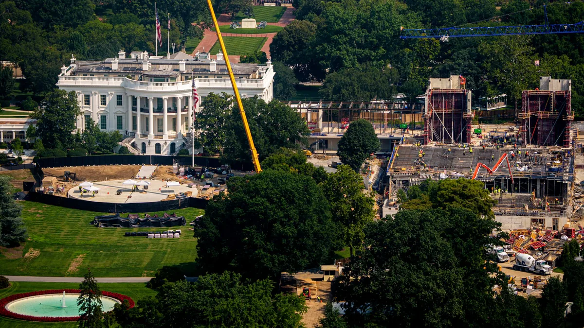 Trump asks Supreme Court to let White House ballroom construction continue