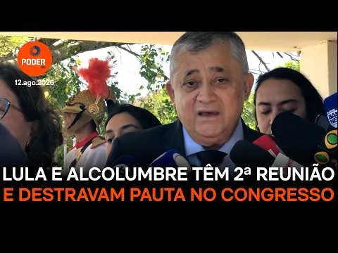 Lula e Alcolumbre se encontram publicamente pela 1ª vez após reaproximação