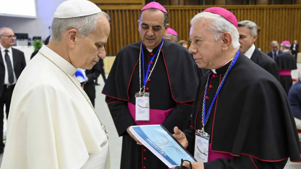 Papa León XIV recibe libro que exhibe la crisis de las desapariciones en México