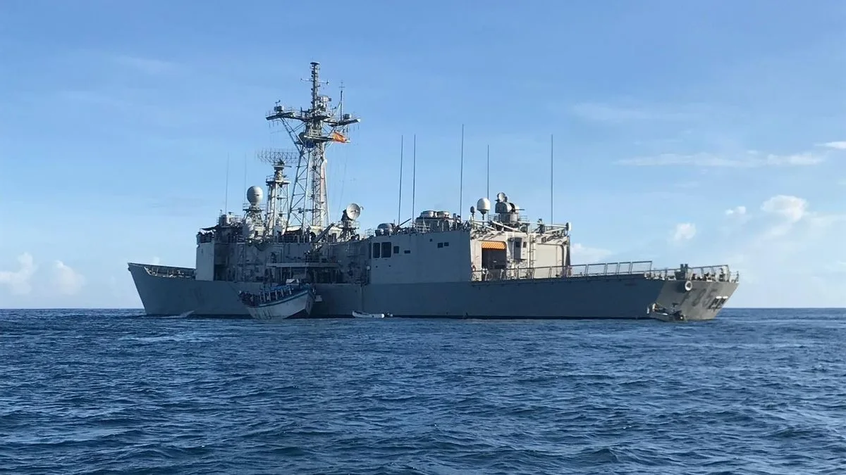 La Armada española desplegó fragatas en julio y agosto por la entrada de buques de guerra de Marruecos en aguas de Ceuta