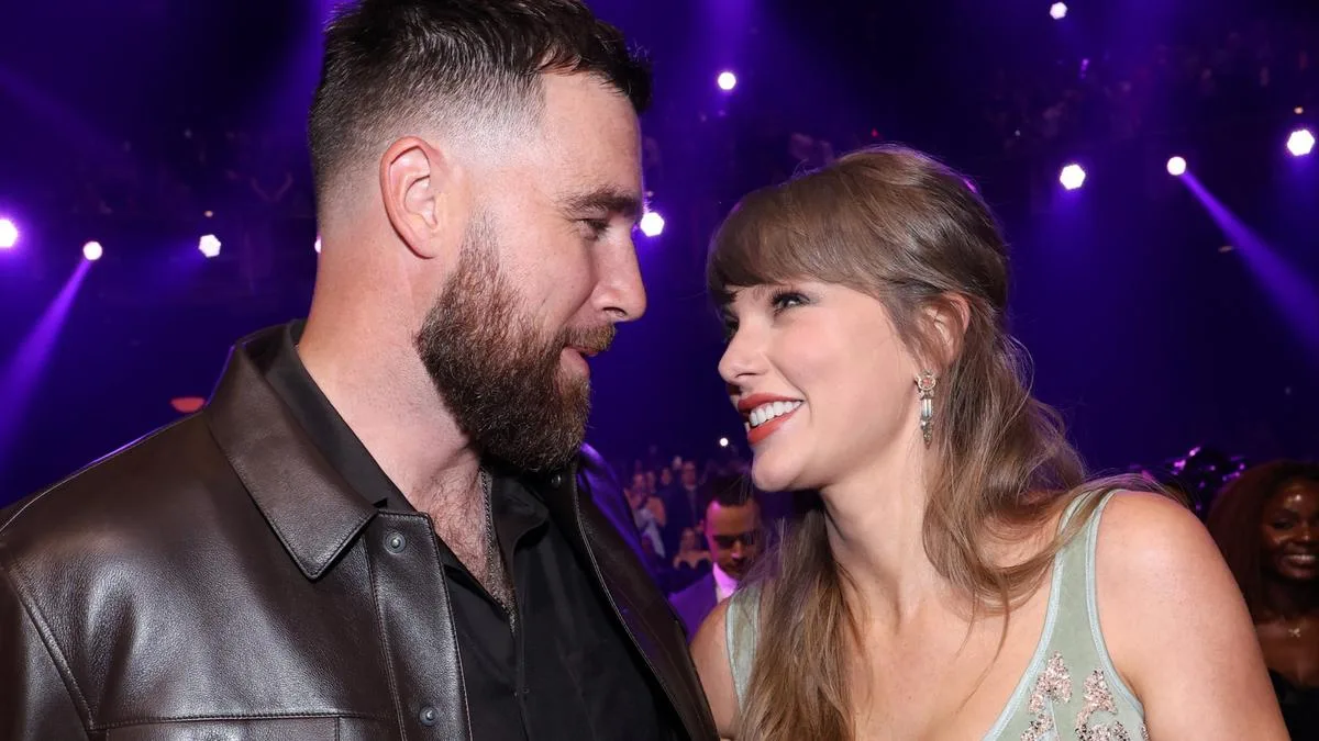 Taylor Swift and Travis Kelce flash wedding rings while thousands of miles apart