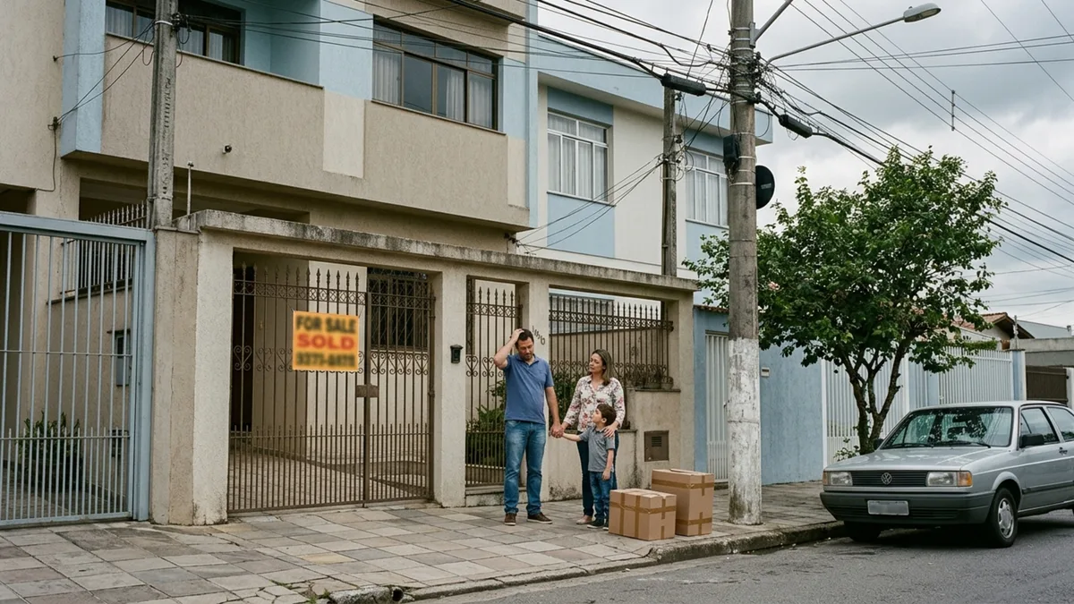 Proprietário vende apartamento ainda alugado e novo comprador dá apenas 15 dias para família deixar o imóvel apesar de o contrato continuar válido por mais um ano