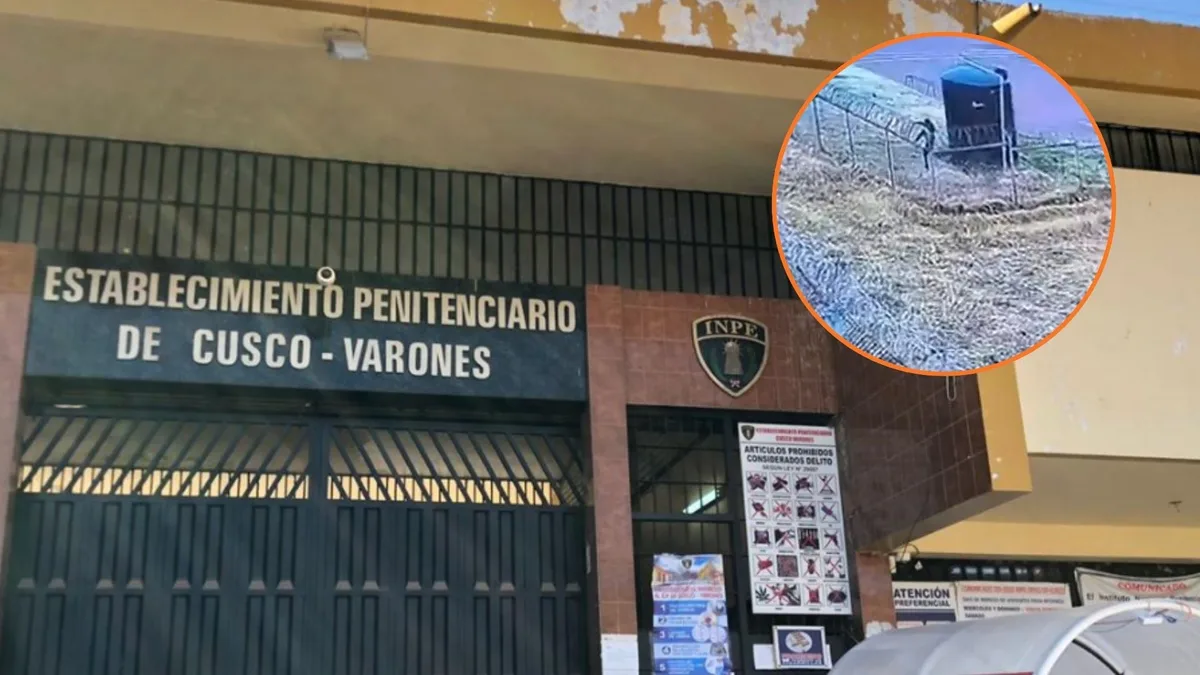 INPE frustra intento de fuga de interno procesado por robo agravado en penal de Cusco