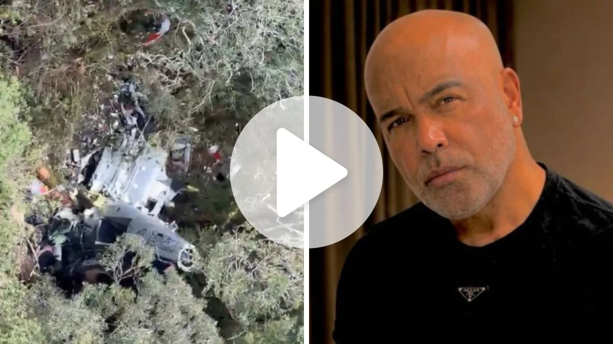 Imagens mostram destroços de helicóptero que levava cantor Rick; cinco pessoas morreram em SC