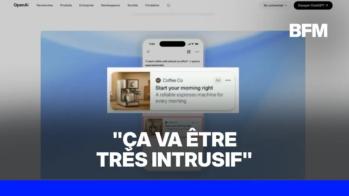 Des publicités sur ChatGPT dès aujourd'hui: faut-il s'inquiéter ?