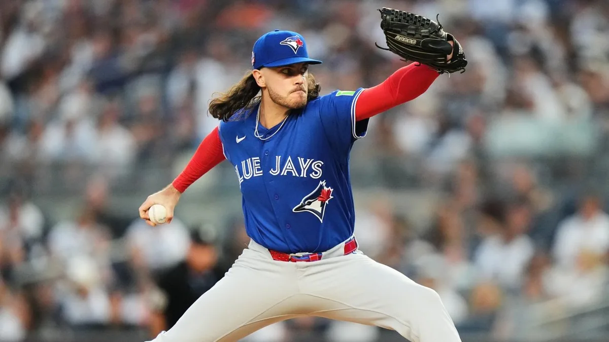 Arrighetti fans Lombard Jr. for first Blue Jays punchout