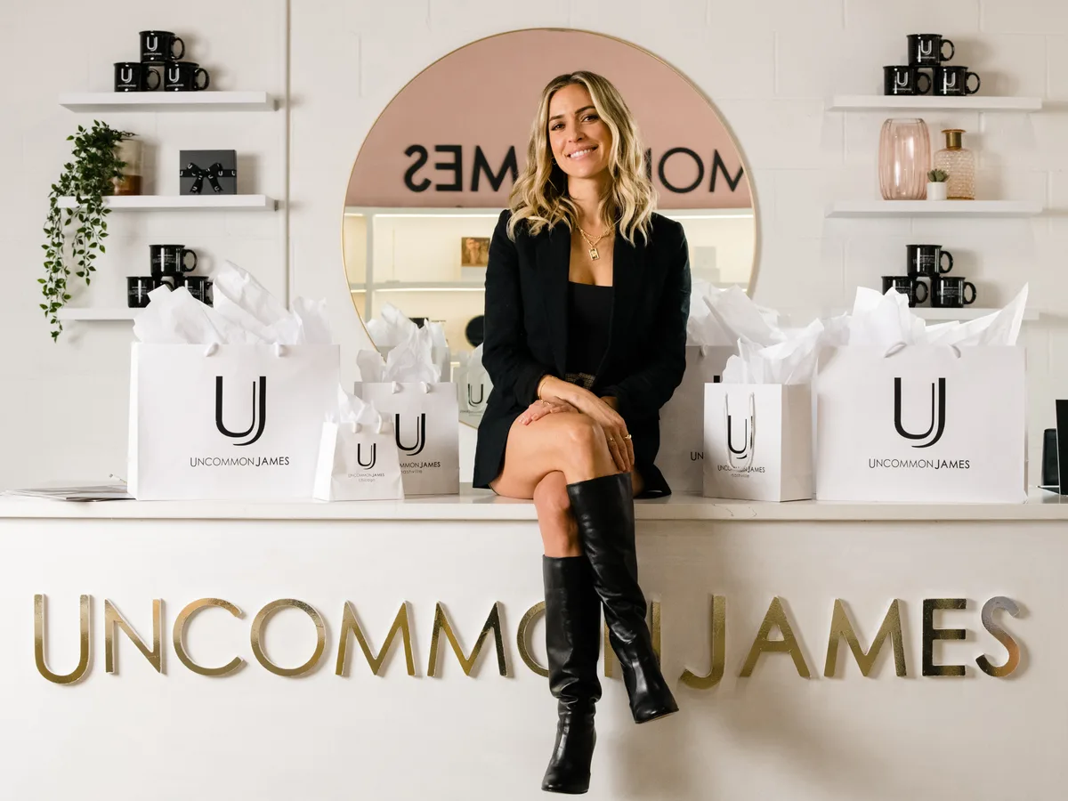I'm Kristin Cavallari. I work from my kitchen counter, love leftover lunches, and hate the carpool line — here's my typical day.