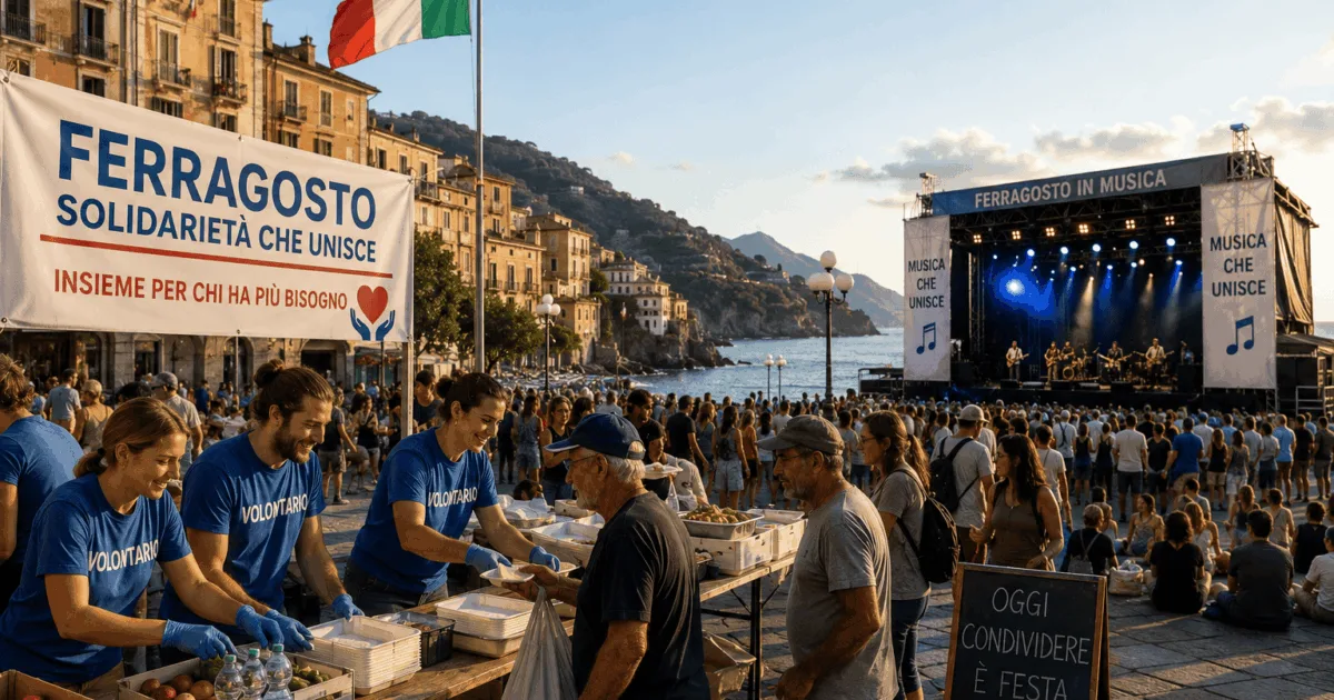 Ferragosto na Itália é marcado por solidariedade e música