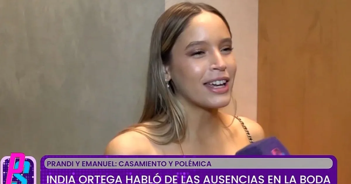 La hija de Emanuel Ortega habló de las ausencias en su casamiento con Julieta Prandi: “Yo iría”