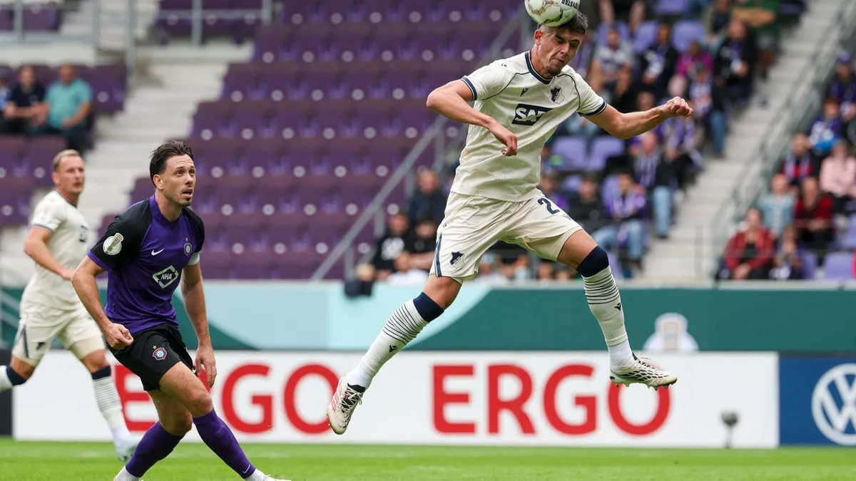 DFB-Pokal: Aue mutig, aber zu harmlos gegen effiziente Hoffenheimer