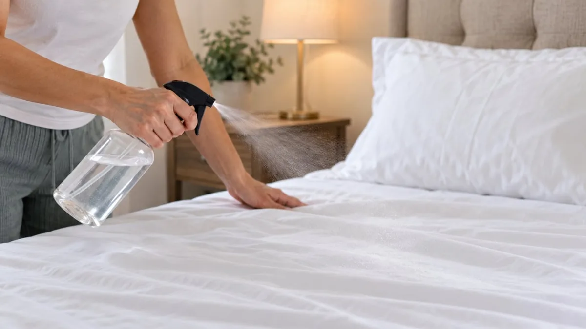 Rociar vodka sobre las sábanas: el truco para que luzcan impecables como en un hotel