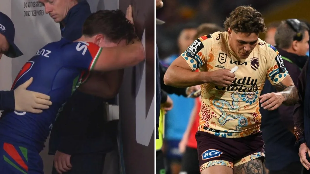 Seasons under threat for Luke Metcalf and Reece Walsh after devastating injuries: ‘Hard to watch’