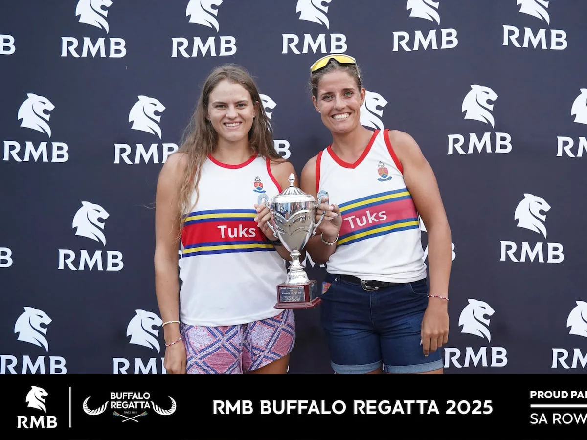 Tuks rowers Williams and Westley are taking RMB Universities Boat Race seriously
